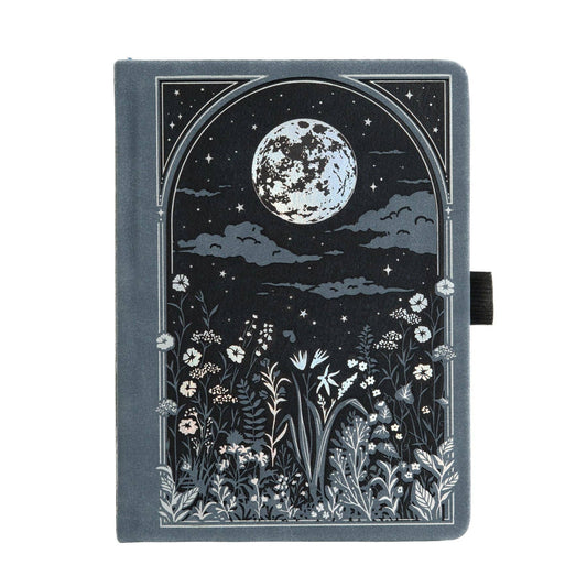 Dot Grid Notebook; Moonlit Garden (B5 Size)