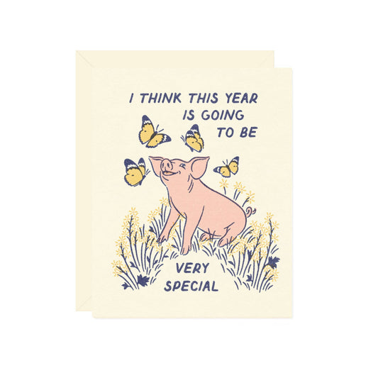 Birthday Card; Very Special Year
