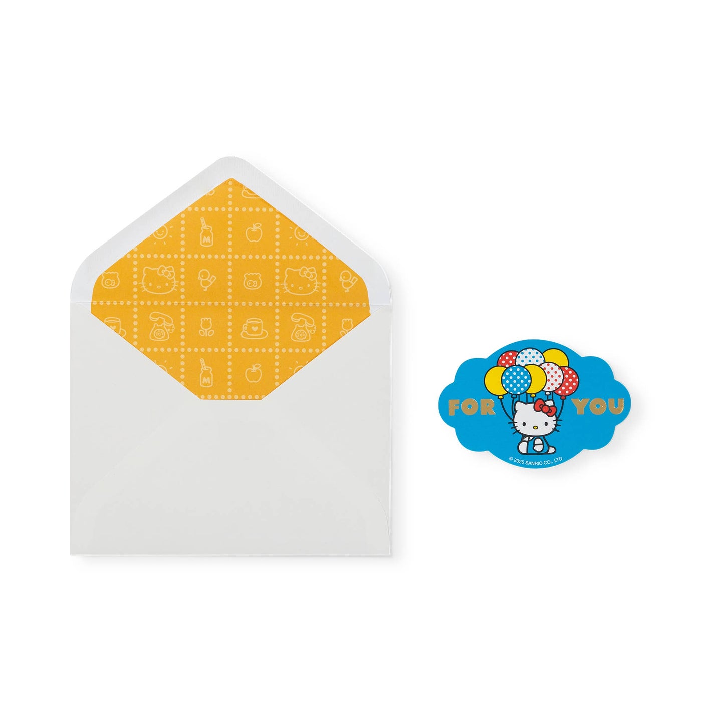 Birthday Card; Retro Hello Kitty Happy Birthday Deluxe Greeting Card