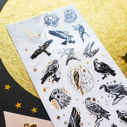 Stickii Sticker Sheet; Birds of Prey
