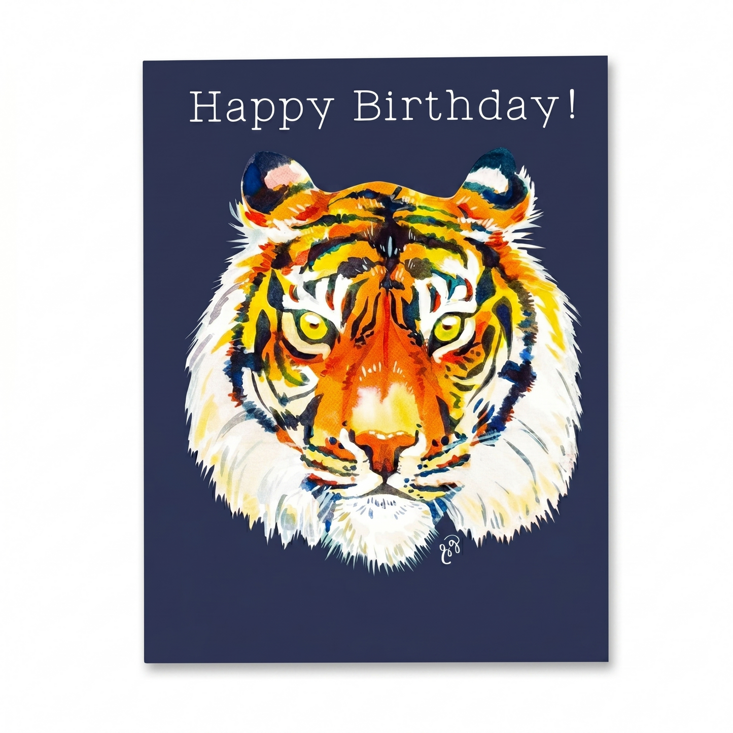Birthday Card; Birthday Tiger - Made By Shellie