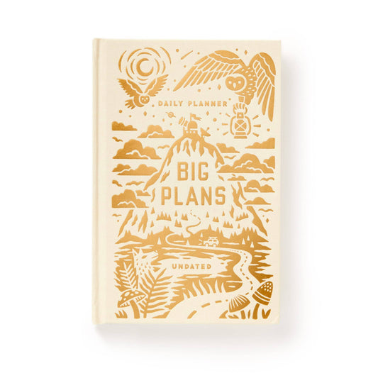 Undated Planner; Big Plans By Brass Monkey