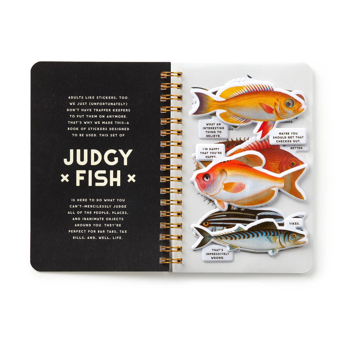 Sticker Book; Judgy Fish | Brass Monkey