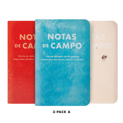 Memo Book Set; Paletas Pack C, 3-Pack | Field Notes
