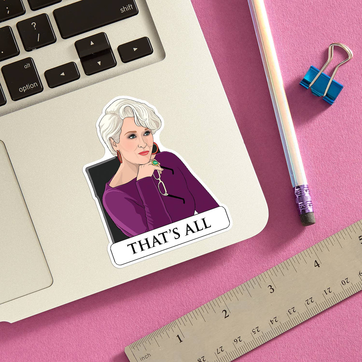That's All Die Cut Sticker | The Found