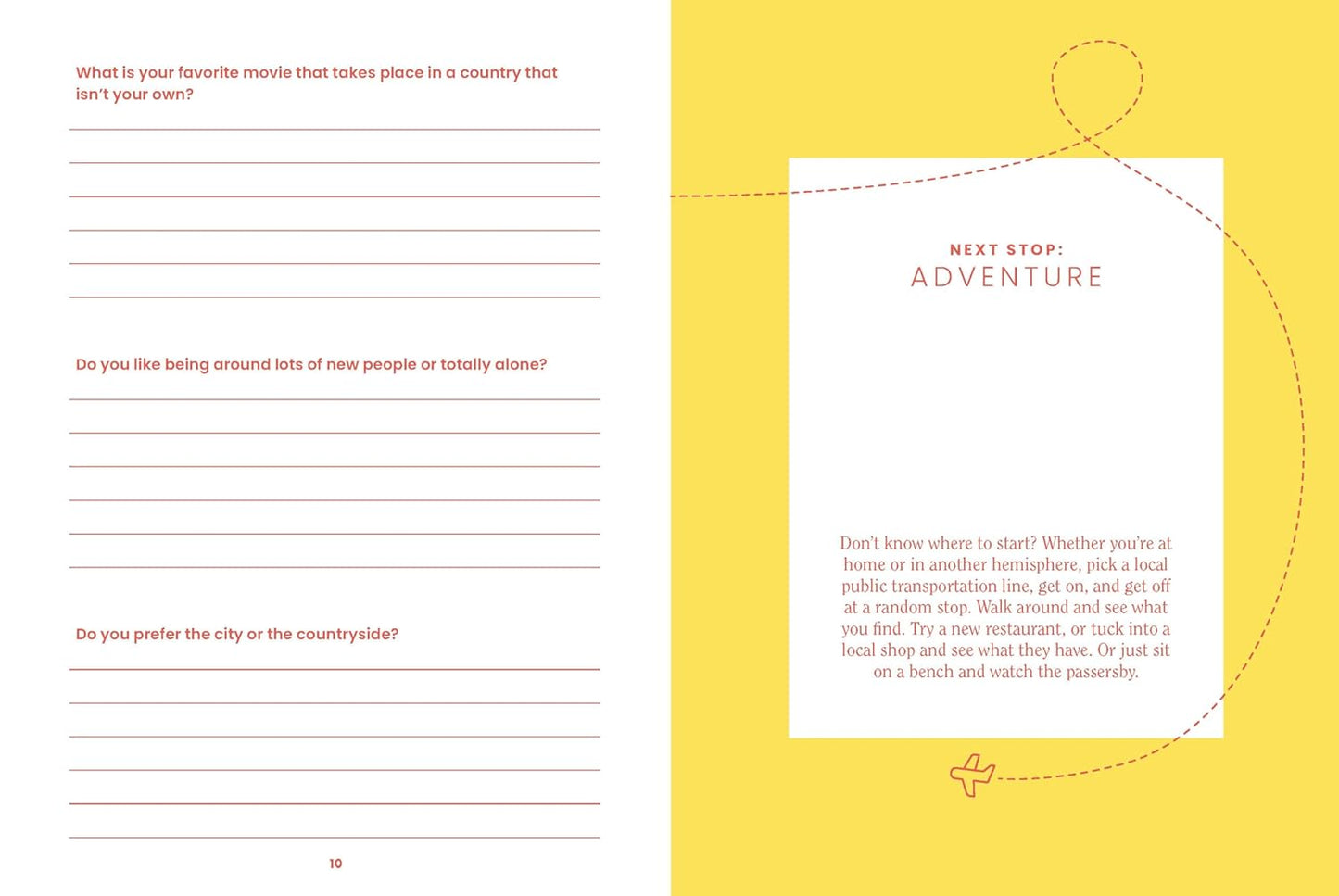 Prompted Journal; The Bucket List