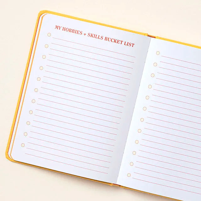 Prompted Journal; The Bucket List