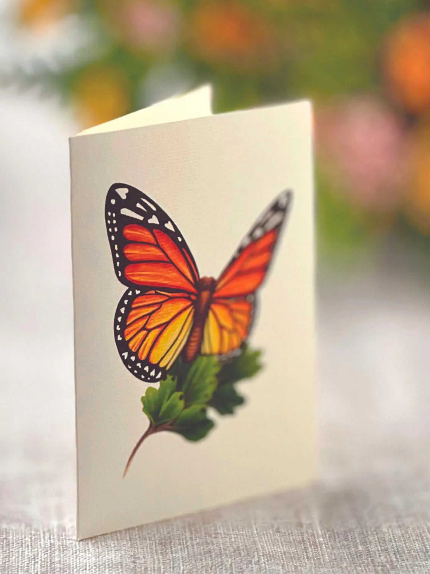 Pop-Up Greeting Card; Butterflies & Buttercups