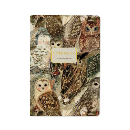 Notebook; Owls - BV by Bruno Visconti