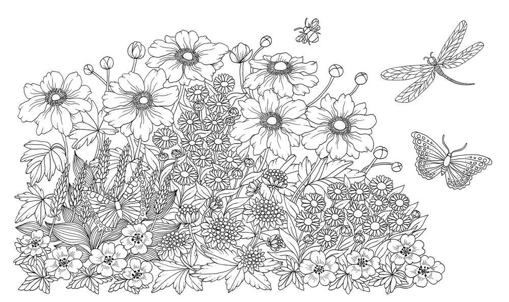 Mature Coloring Book; Nightfall
