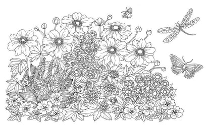 Mature Coloring Book; Nightfall