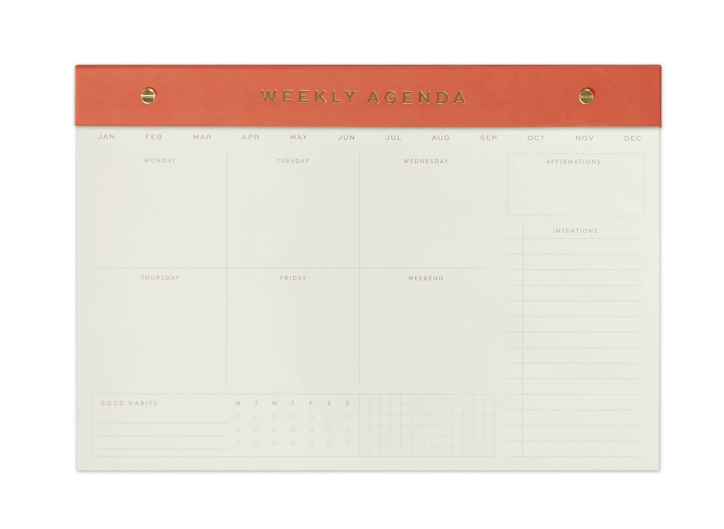 Weekly Postbound Notepad