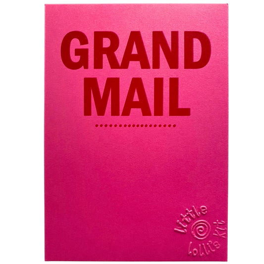 Grand Pen Pal Kit; Kids & Grandparents (Drawstring Bag)