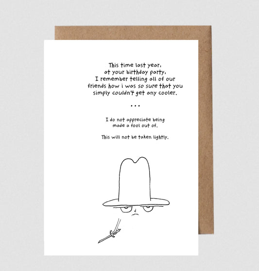 Greeting Card; Happy Birthday Revenge