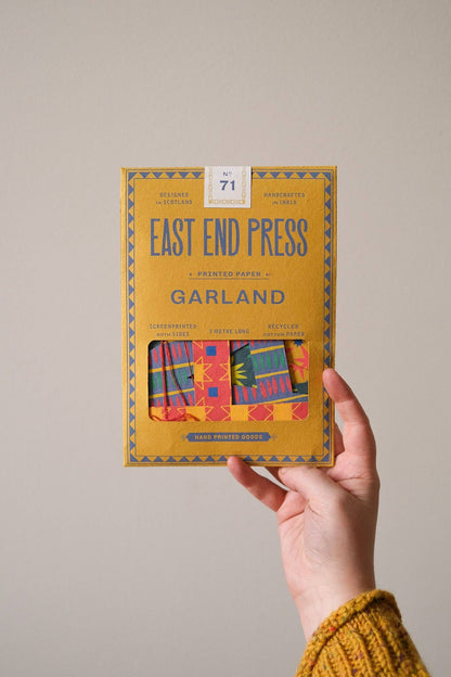 Sewn Garland; Bright Happy Birthday