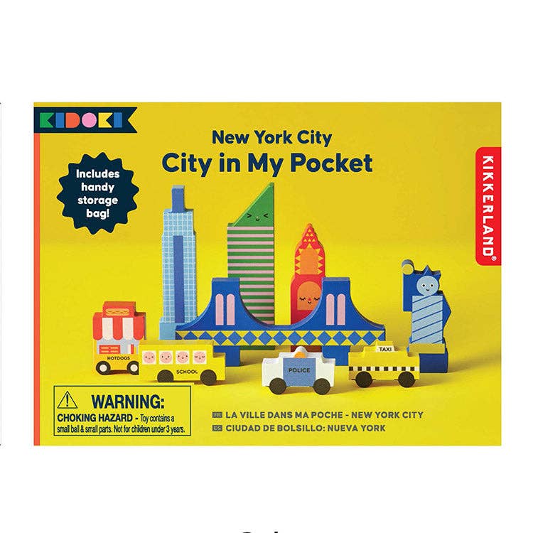 Wooden Blocks; NYC City in My Pocket