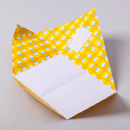 Folding Stationery Letter Set; Pencil Pigeon