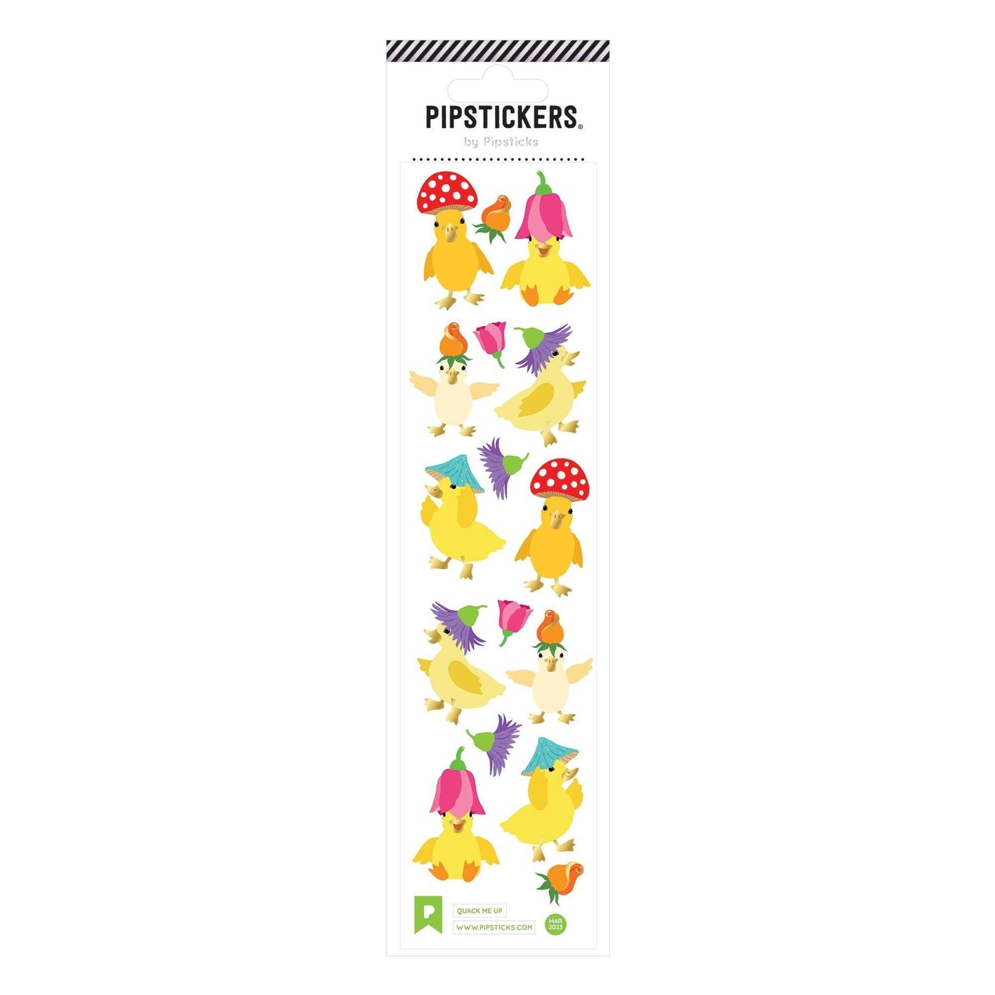 Pipsticks Sticker Sheet; Quack Me Up