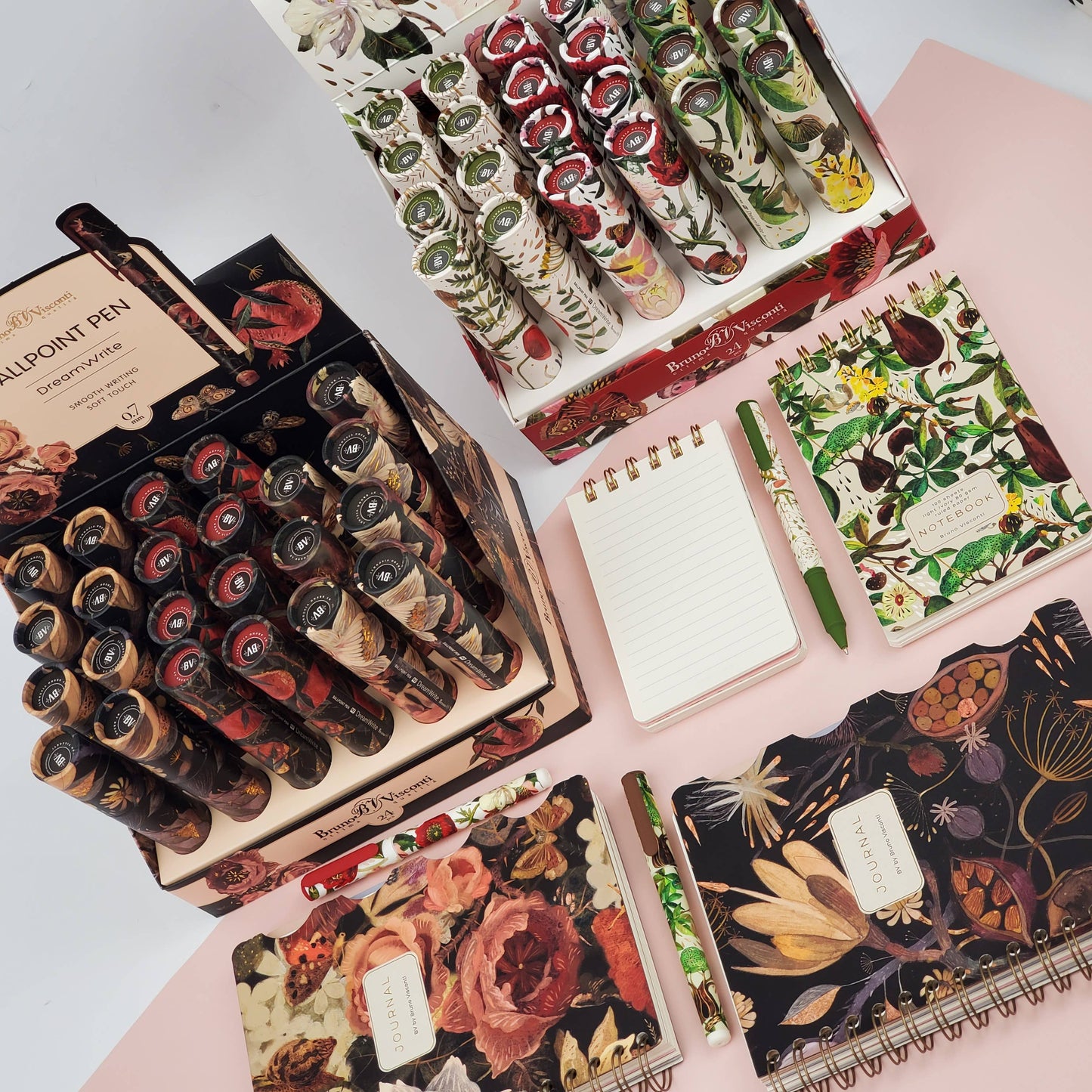 DreamWrite Ballpoint Pens - Lush Flora Series - BV by Bruno Visconti