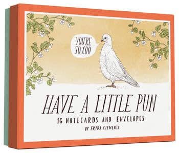 Notecard Set; Have a Little Pun (16 Notecards + Envelopes)