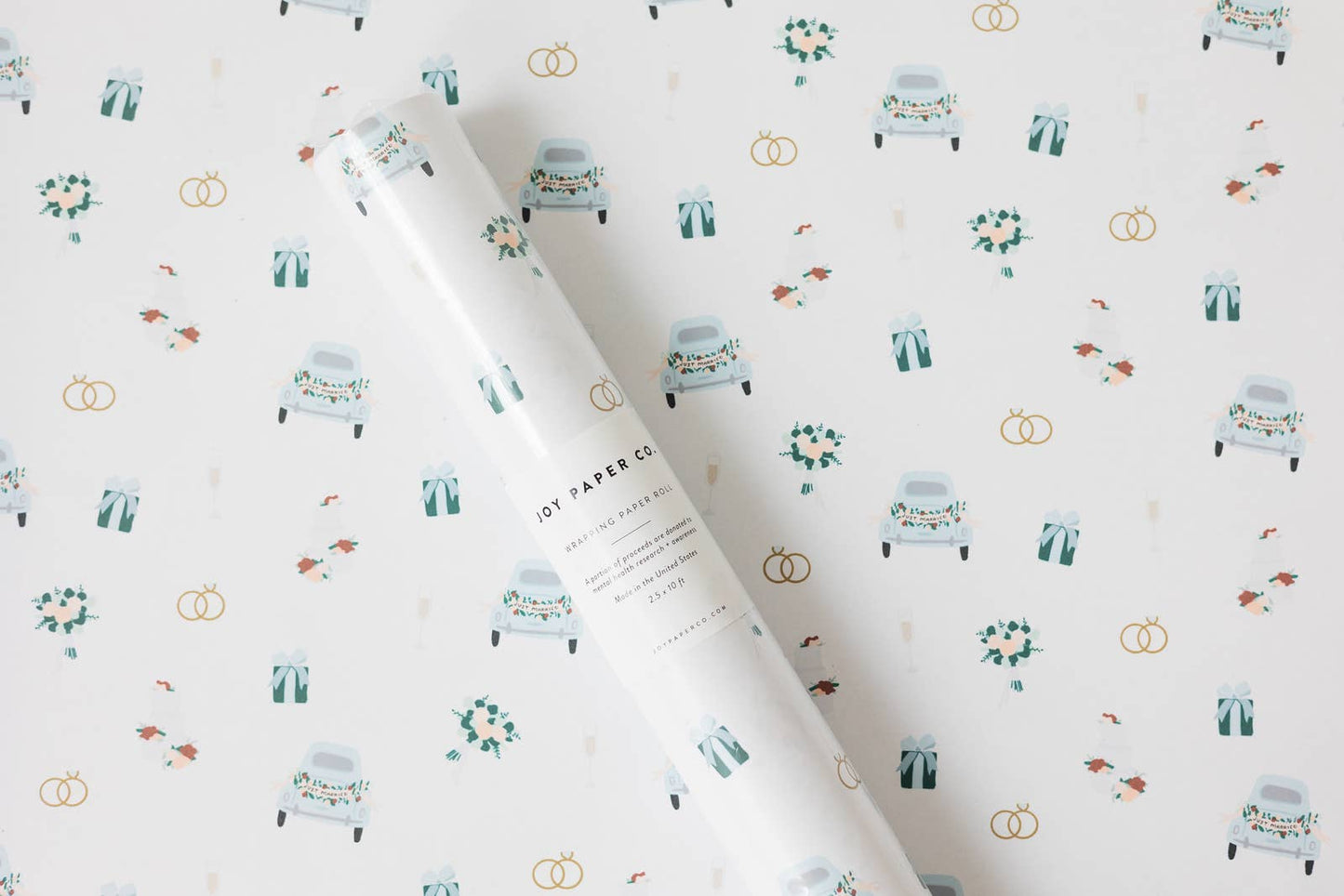 Wedding Pattern Wrapping Paper Roll