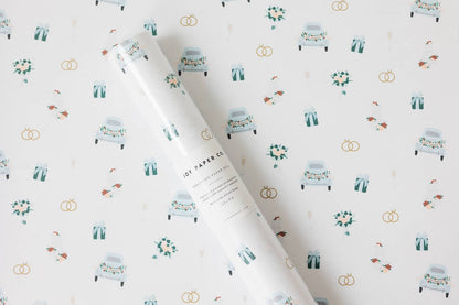 Wedding Pattern Wrapping Paper Roll