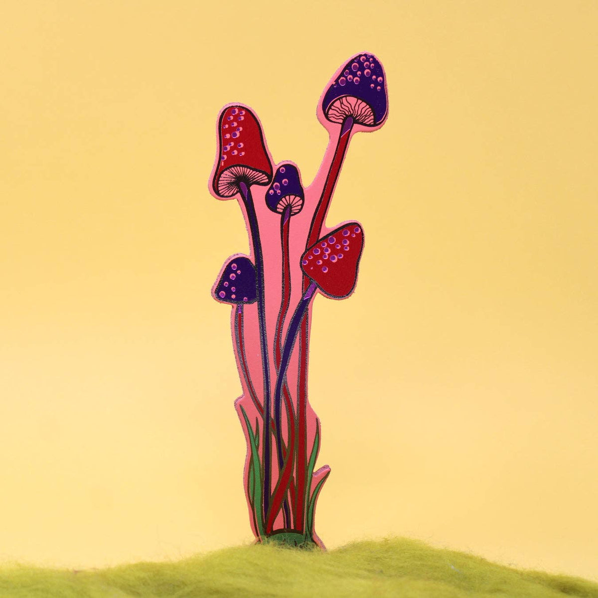 Leather Bookmark; Mushroom | Ark Colour Design