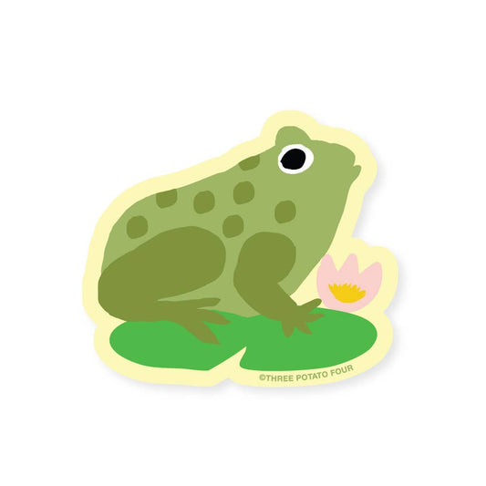 Vinyl Sticker; Frog
