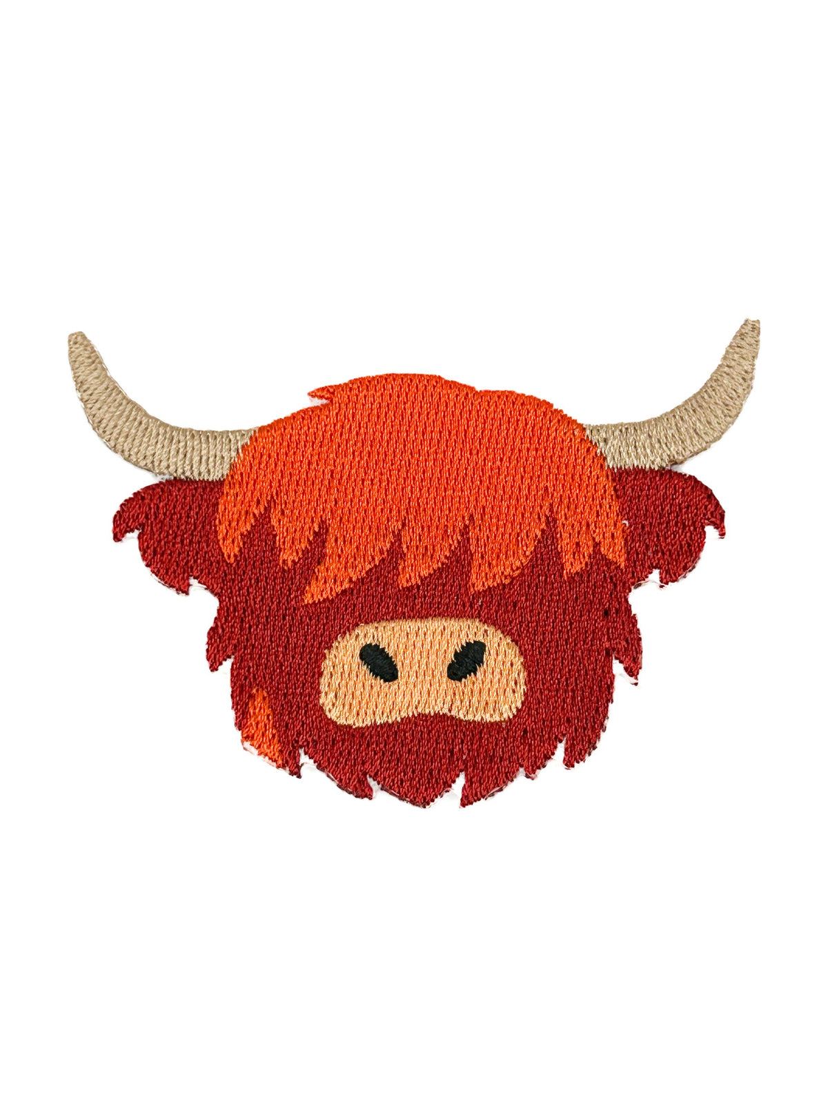 Iron-On Patch; Highland Cow | Field Trip Threads