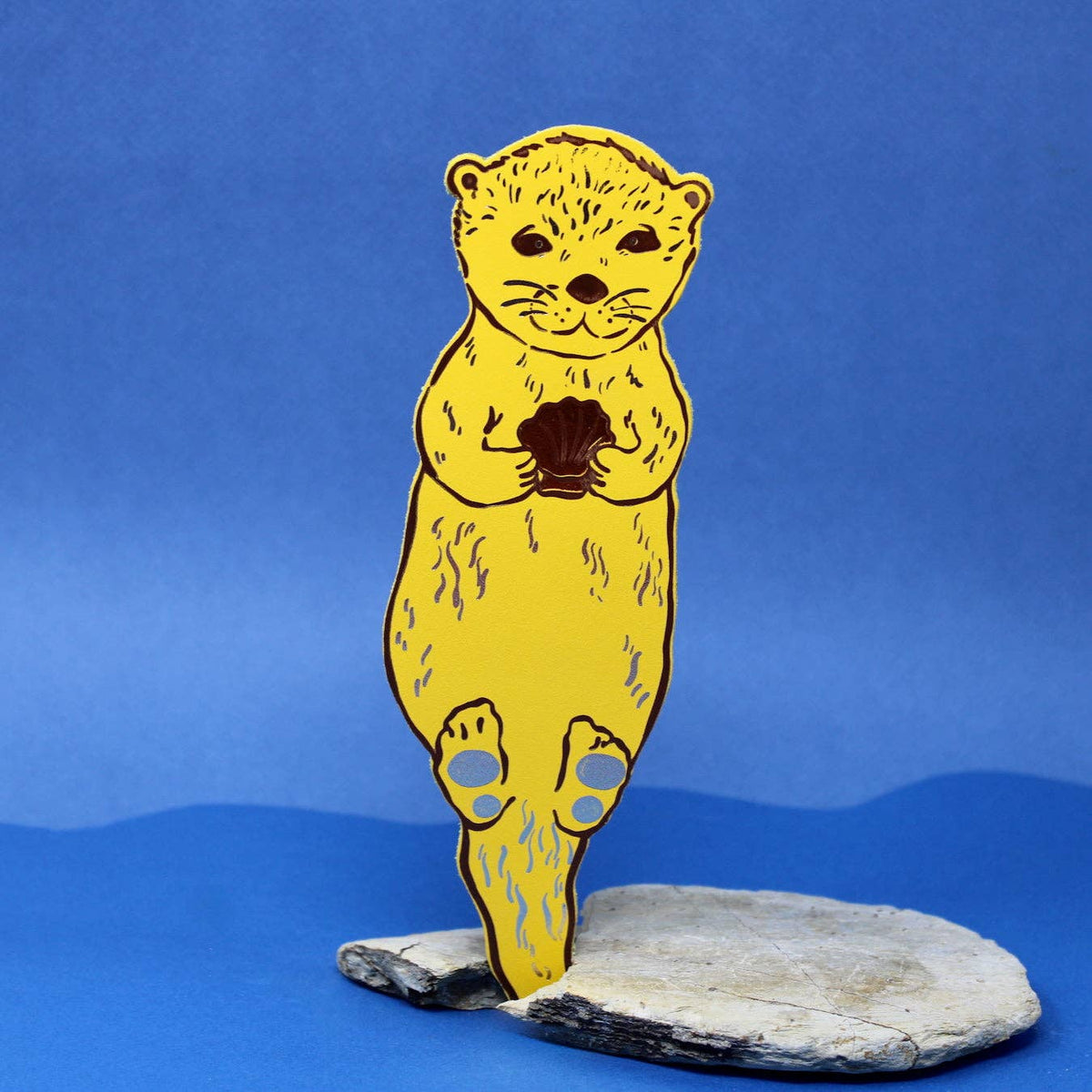 Leather Bookmark; Otter | Ark Colour Design