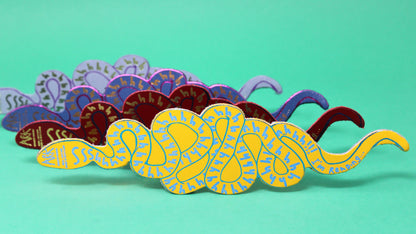 Leather Bookmark; Snake | Ark Colour Design