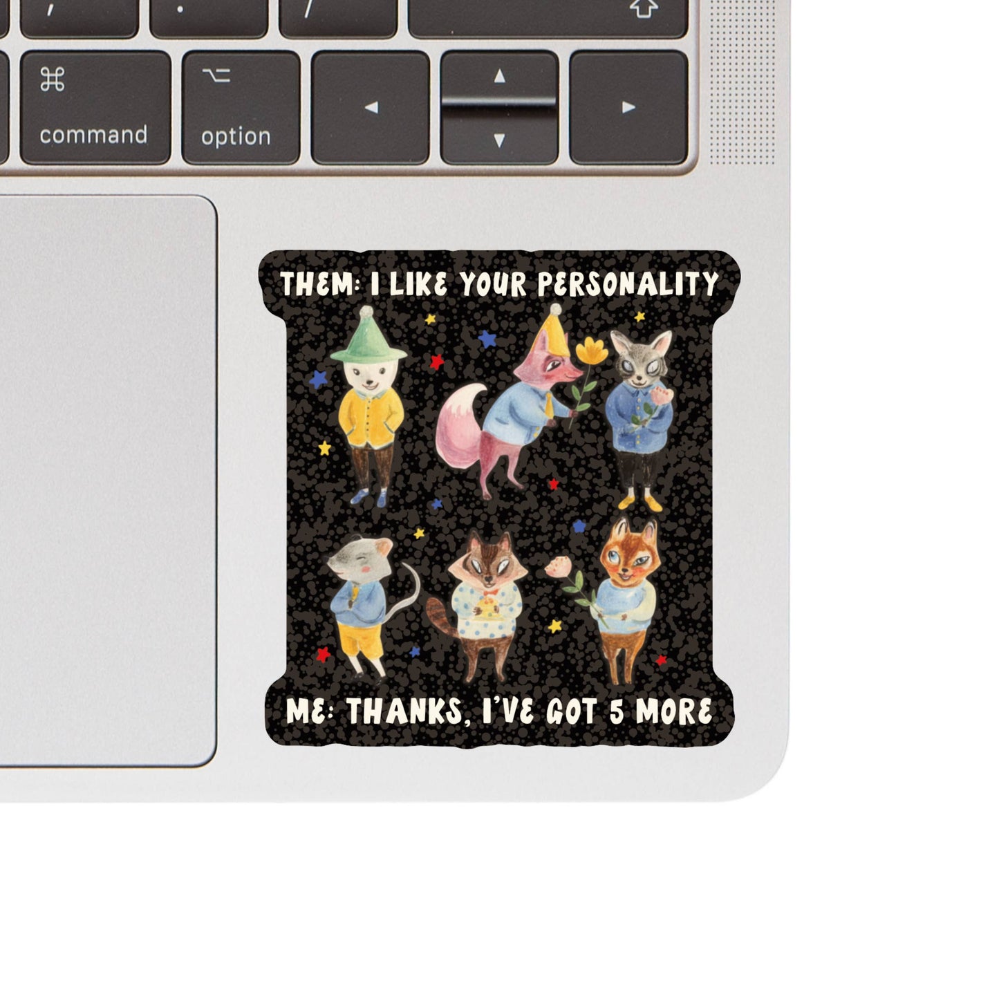 Vinyl Sticker; Multiple Personalities