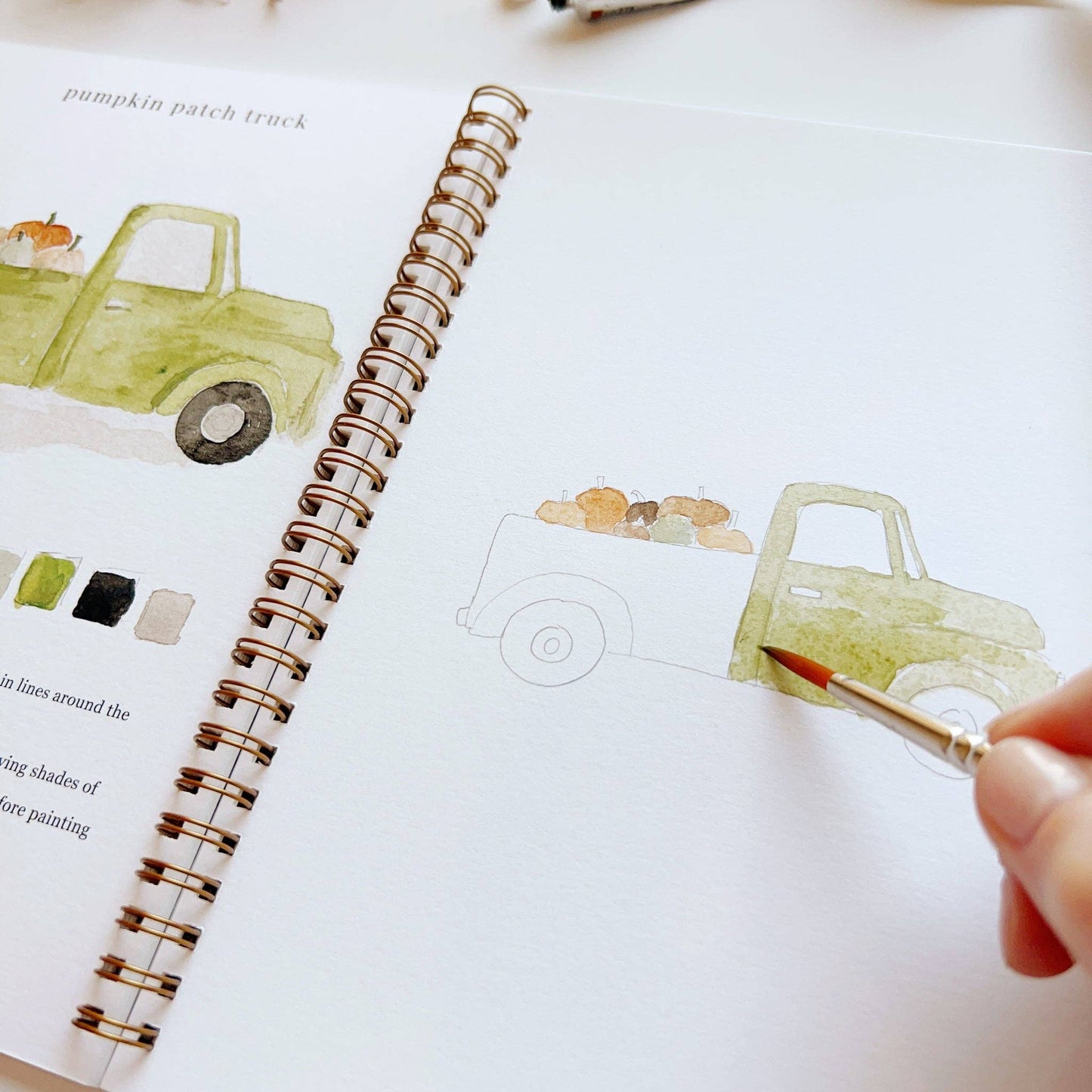 Watercolor Workbook; Autumn By Emily Lex Studio