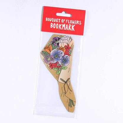 Bookmark; Bouquet of Flowers (Die Cut) By Humdrum Paper