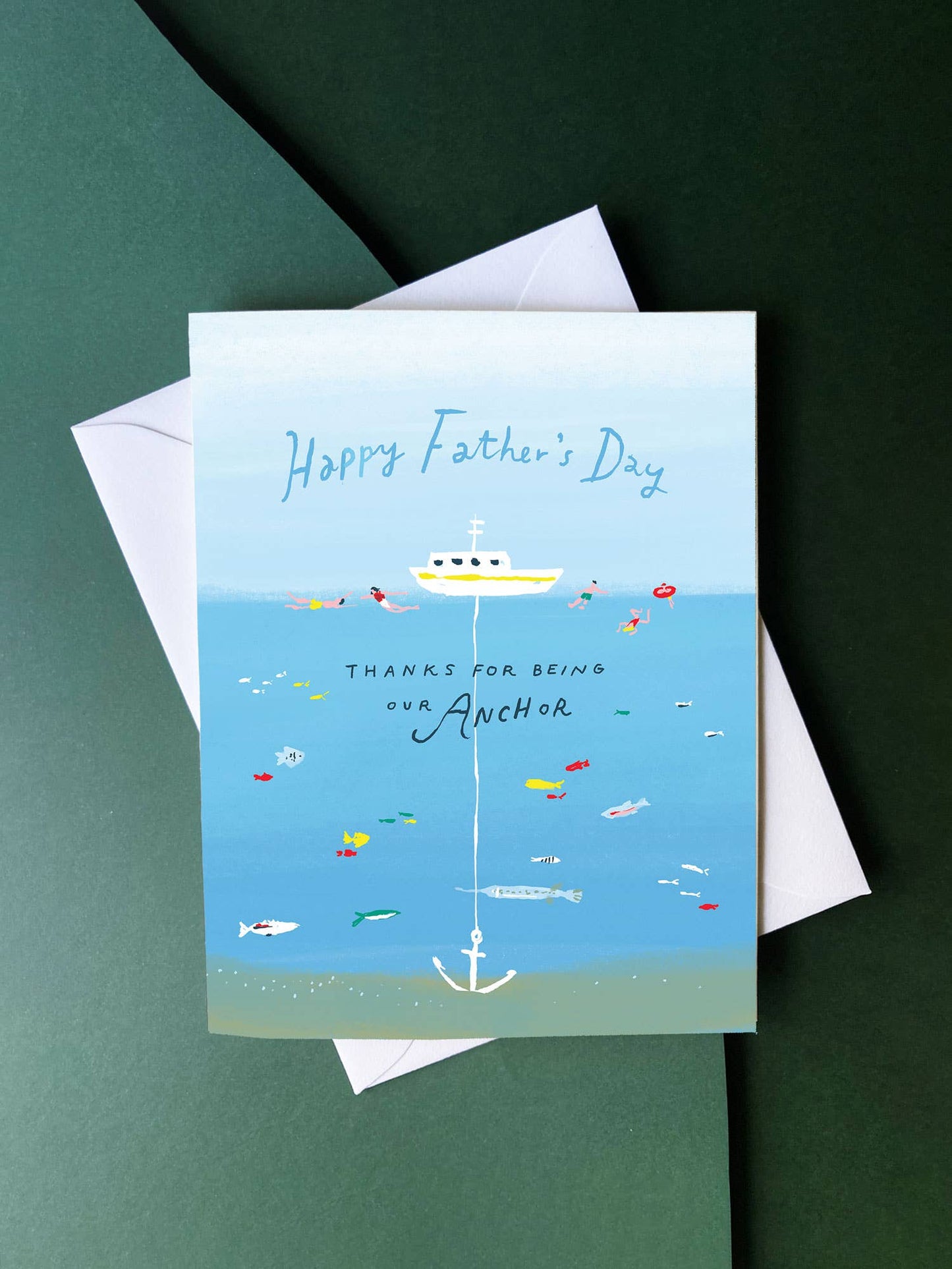 Dad Card; Anchor Dad (Classic Father's Day Card)