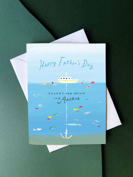 Dad Card; Anchor Dad (Classic Father's Day Card)