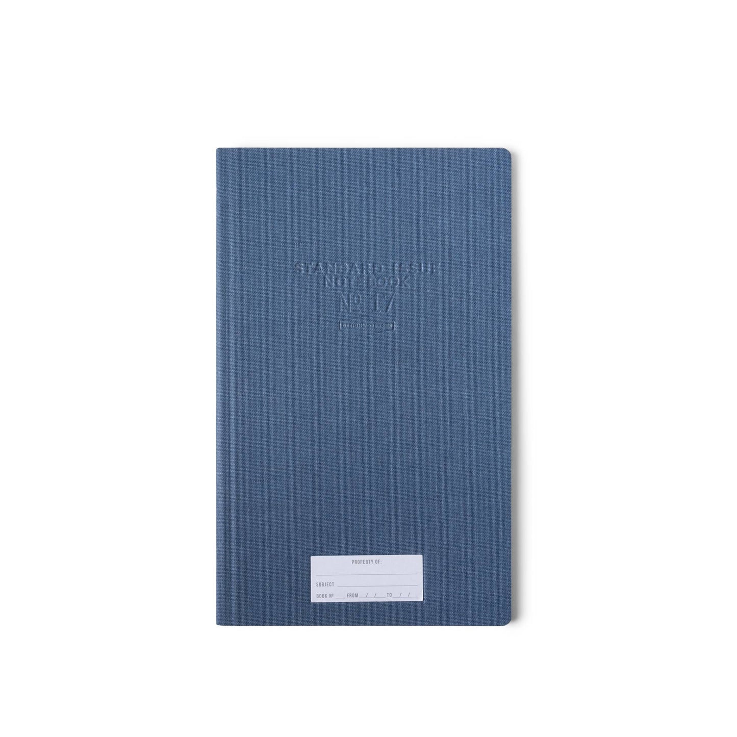 Standard Issue Tall Notebook No 17 - Blue