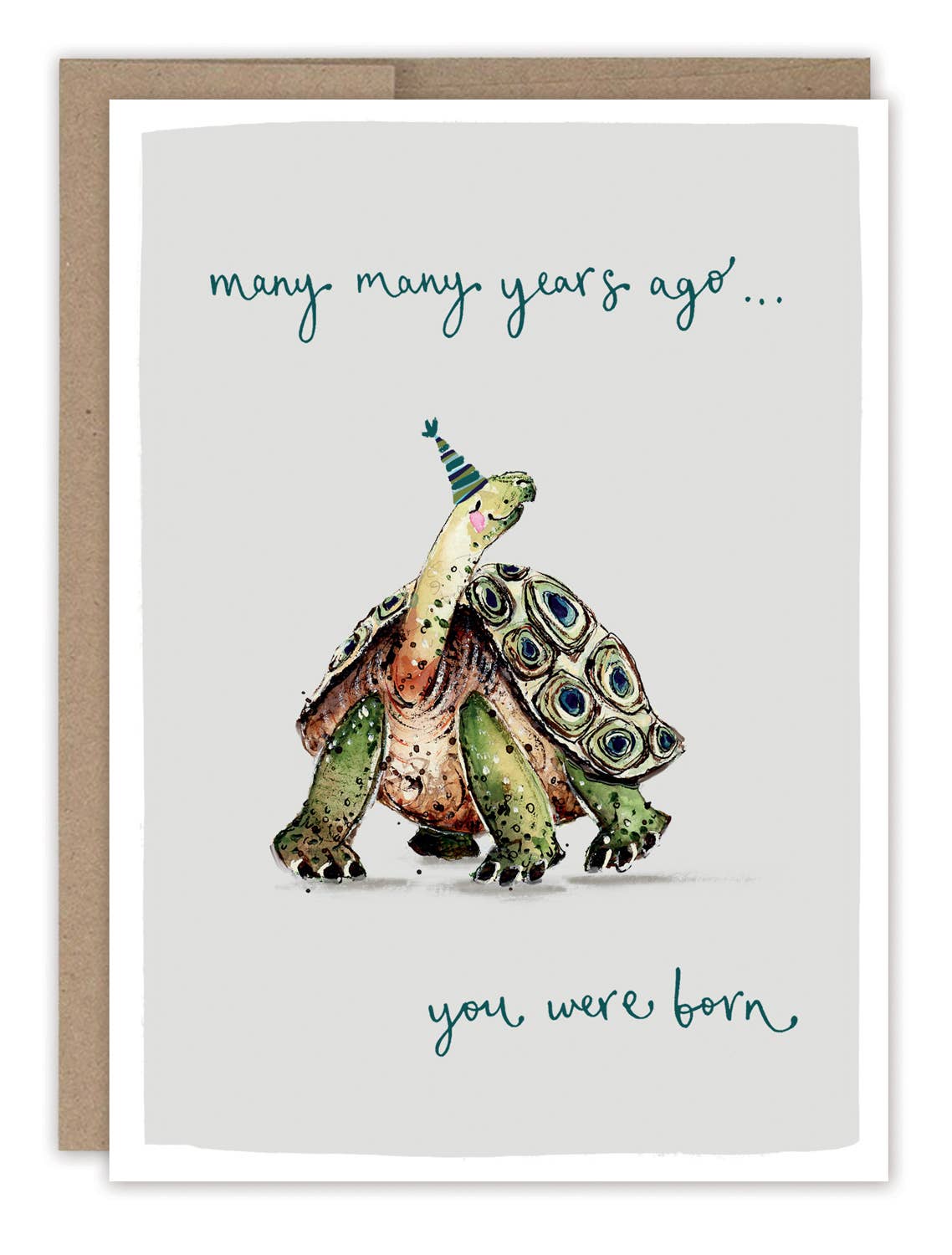 Birthday Card; Tortoise