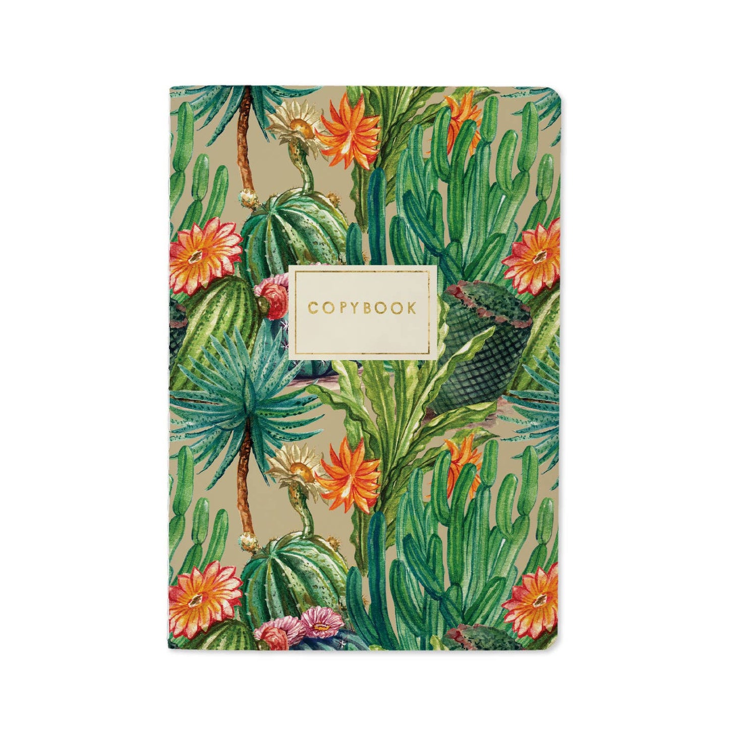 Notebook; Green Cactus - BV by Bruno Visconti
