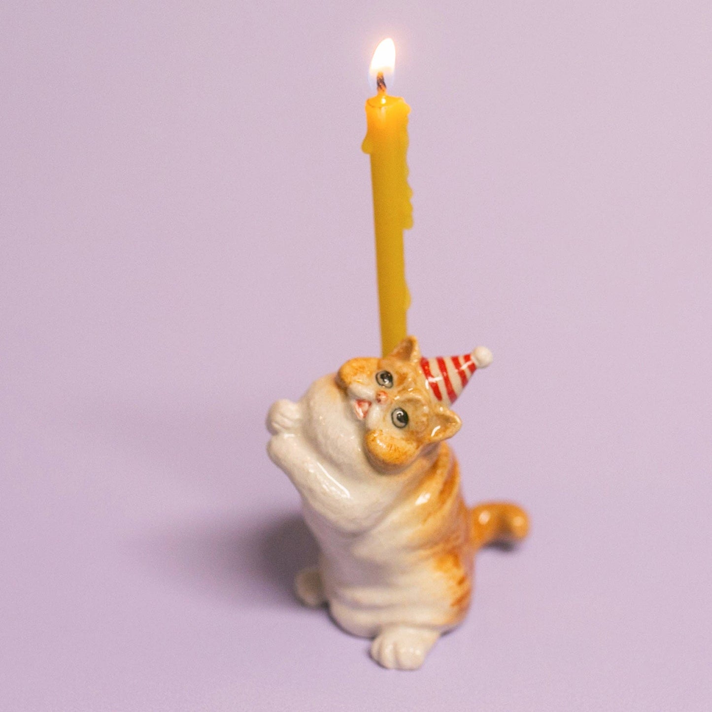 Camp Hollow Cake Topper; Exotic Shorthair Cat