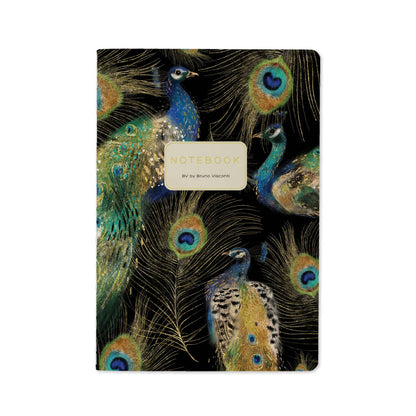 Notebook; Magic Peacocks (Size A5)