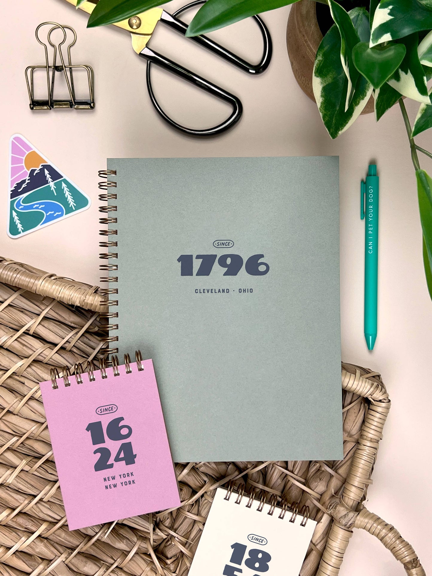 Spiral Notebook; Since 1893: Winder, Georgia (Ocean Mist Cover)