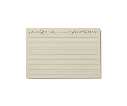 Rifle Paper Co. Recipe Cards; Artichoke (Pack of 12)