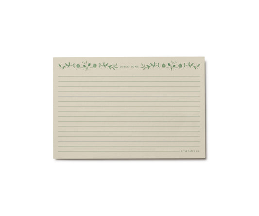 Rifle Paper Co. Recipe Cards; Artichoke (Pack of 12)