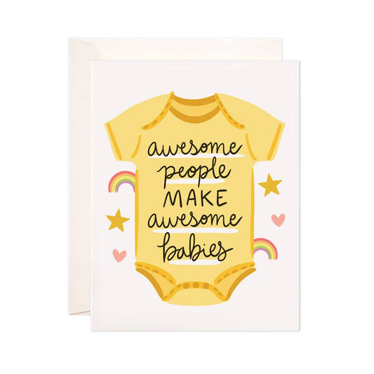 Baby Card; Awesome Babies