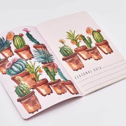 Notebook; Cactus on Rose - BV by Bruno Visconti