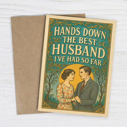 Anniversary Card; Best Husband So Far (Funny)