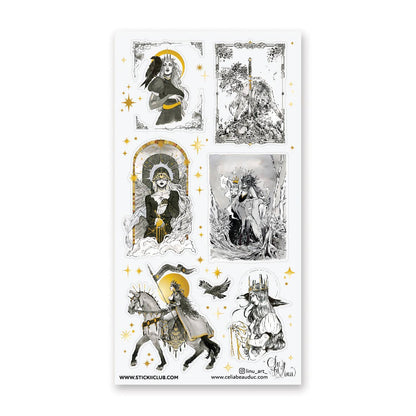 Sticker Sheet; Divine Heroines