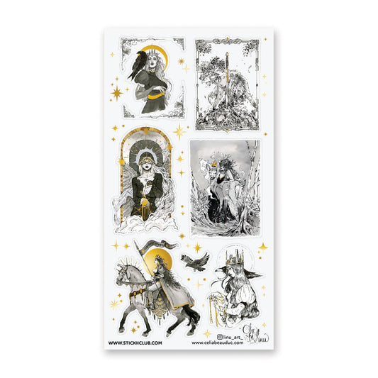 Sticker Sheet; Divine Heroines
