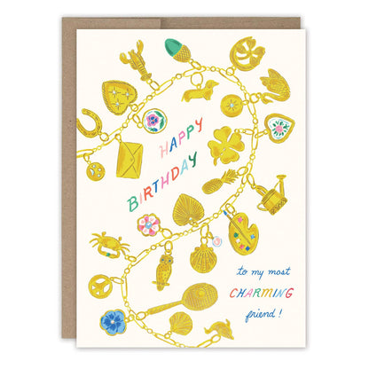 Birthday Card; Charm Bracelet